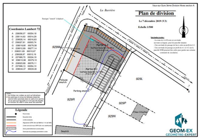 Vente de 2 terrains situés à La Barrière (Vaux-sur-Sûre)