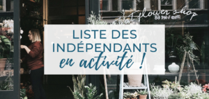 Liste des indépendants en activité