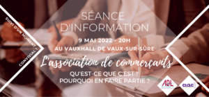 9 mai info association de commerçants