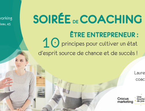 24 mai 22 : Soirée de coaching pour entrepreneurs