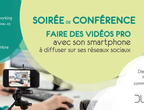 08/09/22 : Conférence : Faire des vidéos professionnelles avec son smartphone