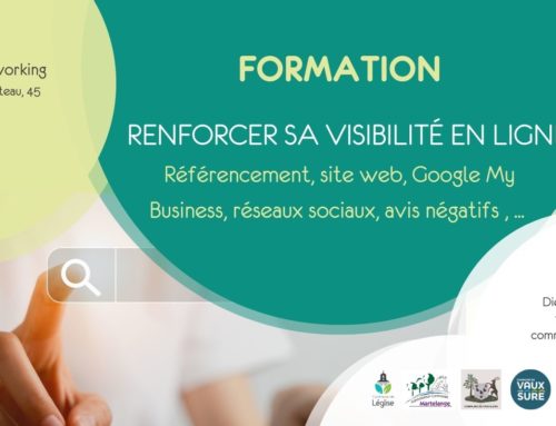 11.05 – Formation “Renforcer sa visibilité en ligne”