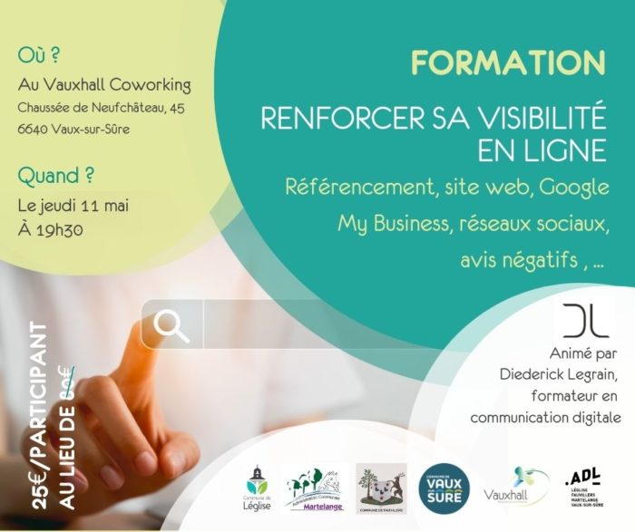 11.05 Diederick Legrain renforcer sa visibilité en ligne