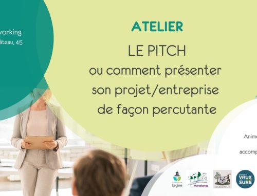 12.06 – Atelier “Le Pitch ou comment présenter son projet/entreprise de façon percutante”