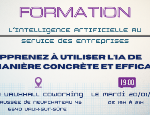 20/01- Formation « L&rsquo;Intelligence Artificielle au service des entreprises »